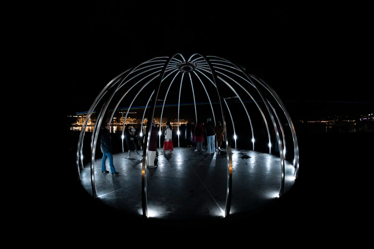 Polaris, by Structurals, for Geneva Lux Festival, 2026 (installation view 9)