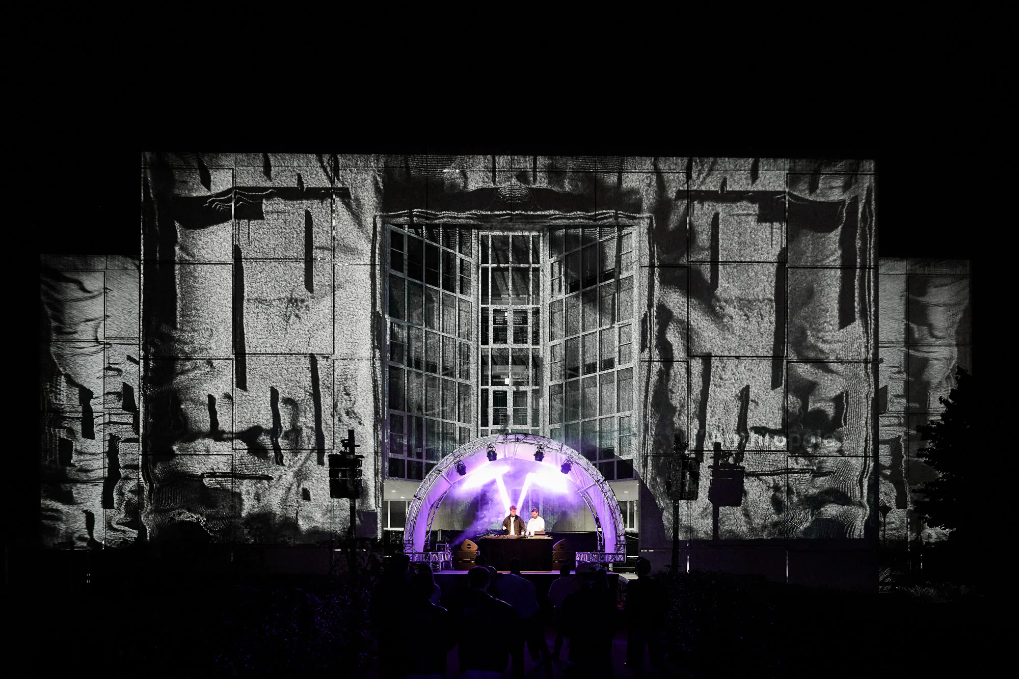 Stellar Geometries, by Structurals, for Digital Dreams Festival, 2025 (installation view 1)