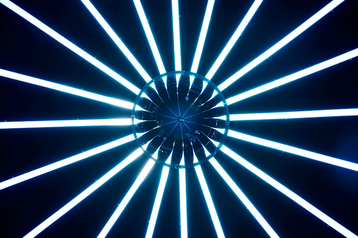Polaris, by Structurals, for Geneva Lux Festival, 2026 (installation view 1)