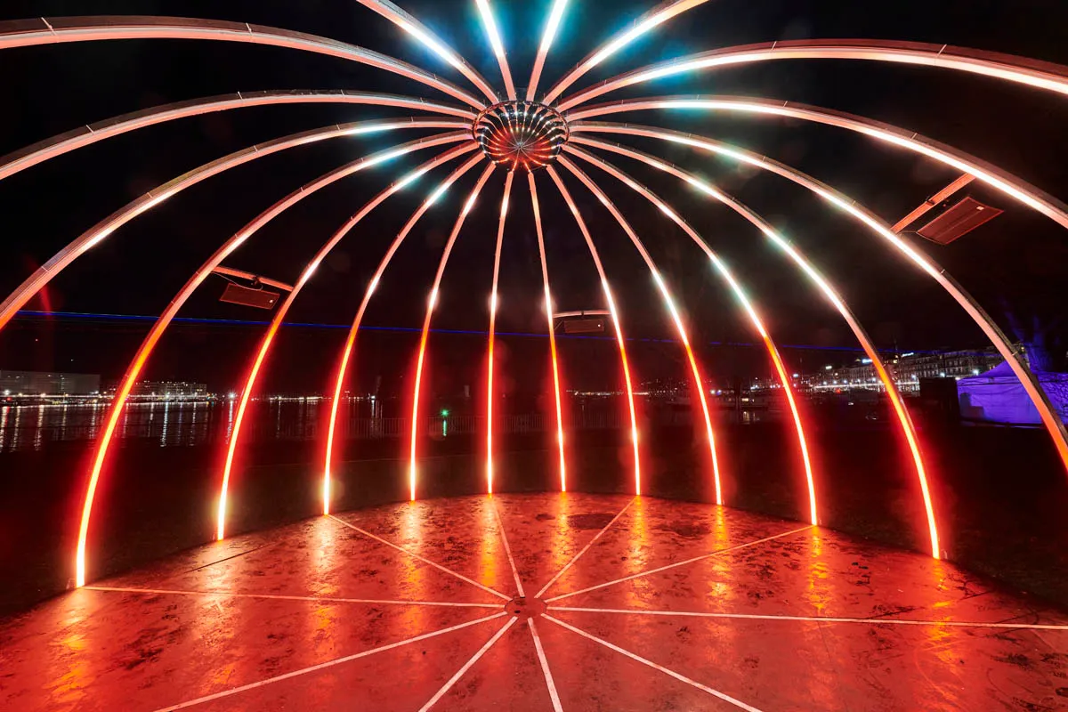 Polaris, by Structurals, for Geneva Lux Festival, 2026 (installation view 11)