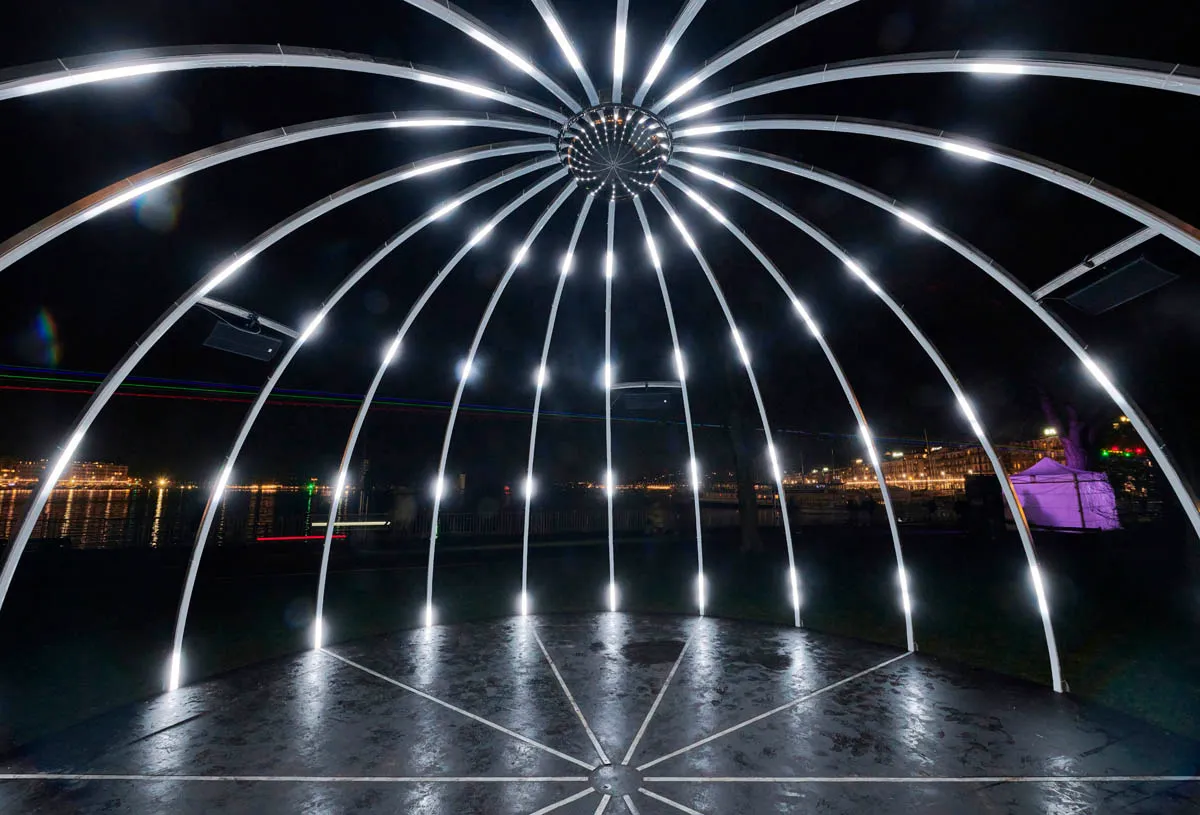 Polaris, by Structurals, for Geneva Lux Festival, 2026 (installation view 6)