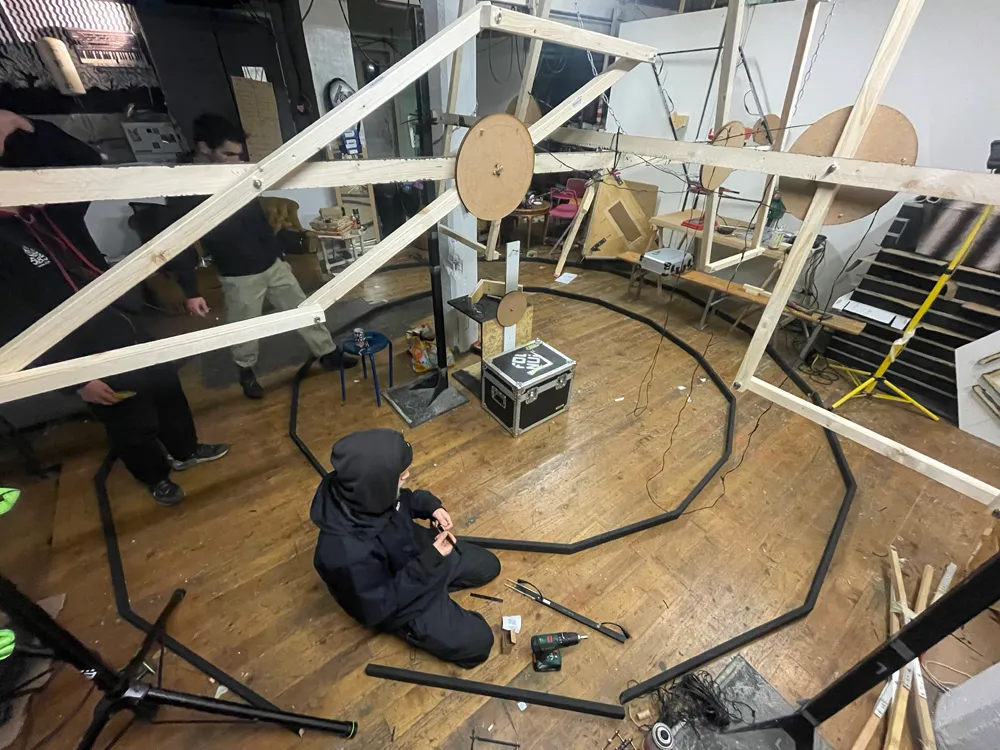 Eclosion: O.V.N.I, by Structurals, for Geneva Lux Festival, 2025 (work in progress 7)