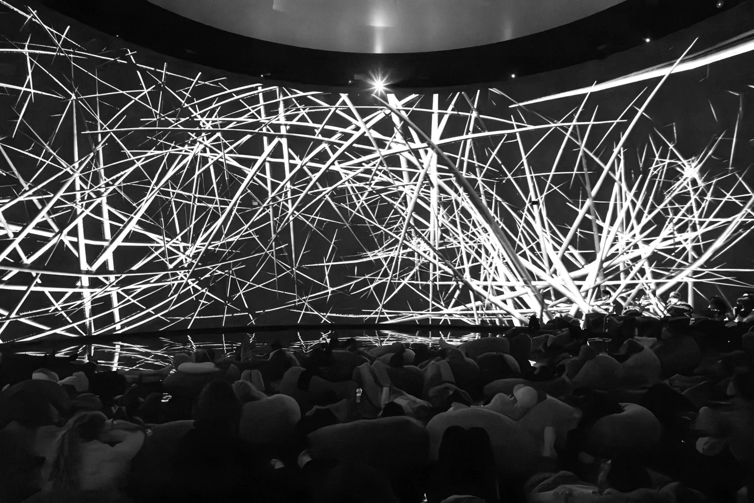 Perception Scaled, by Structurals, for Mapping Festival, 2023 (installation view 1)