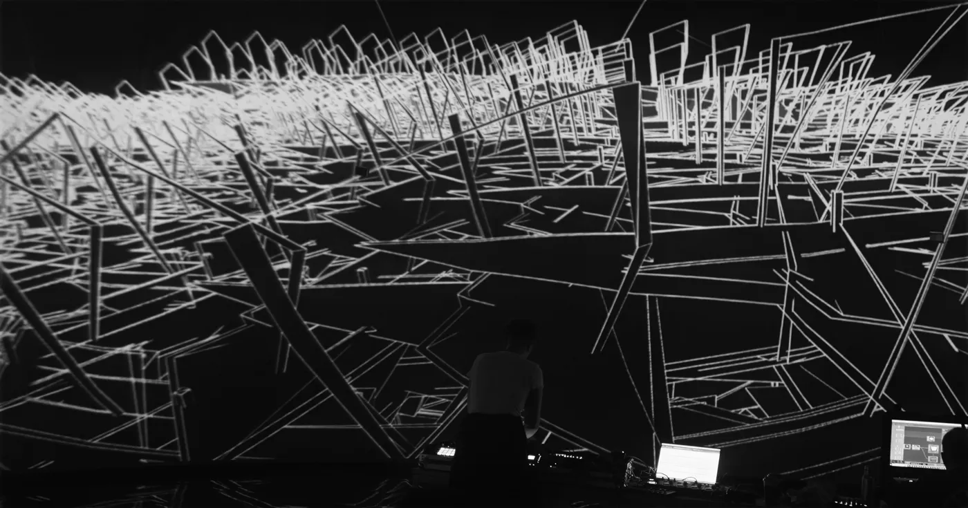 Perception Scaled, by Structurals, for Mapping Festival, 2023 (installation view 4)