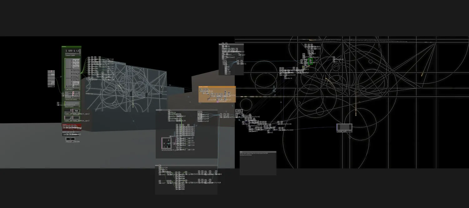 Stellar Geometries, by Structurals, for Digital Dreams Festival, 2025 (work in progress 17)