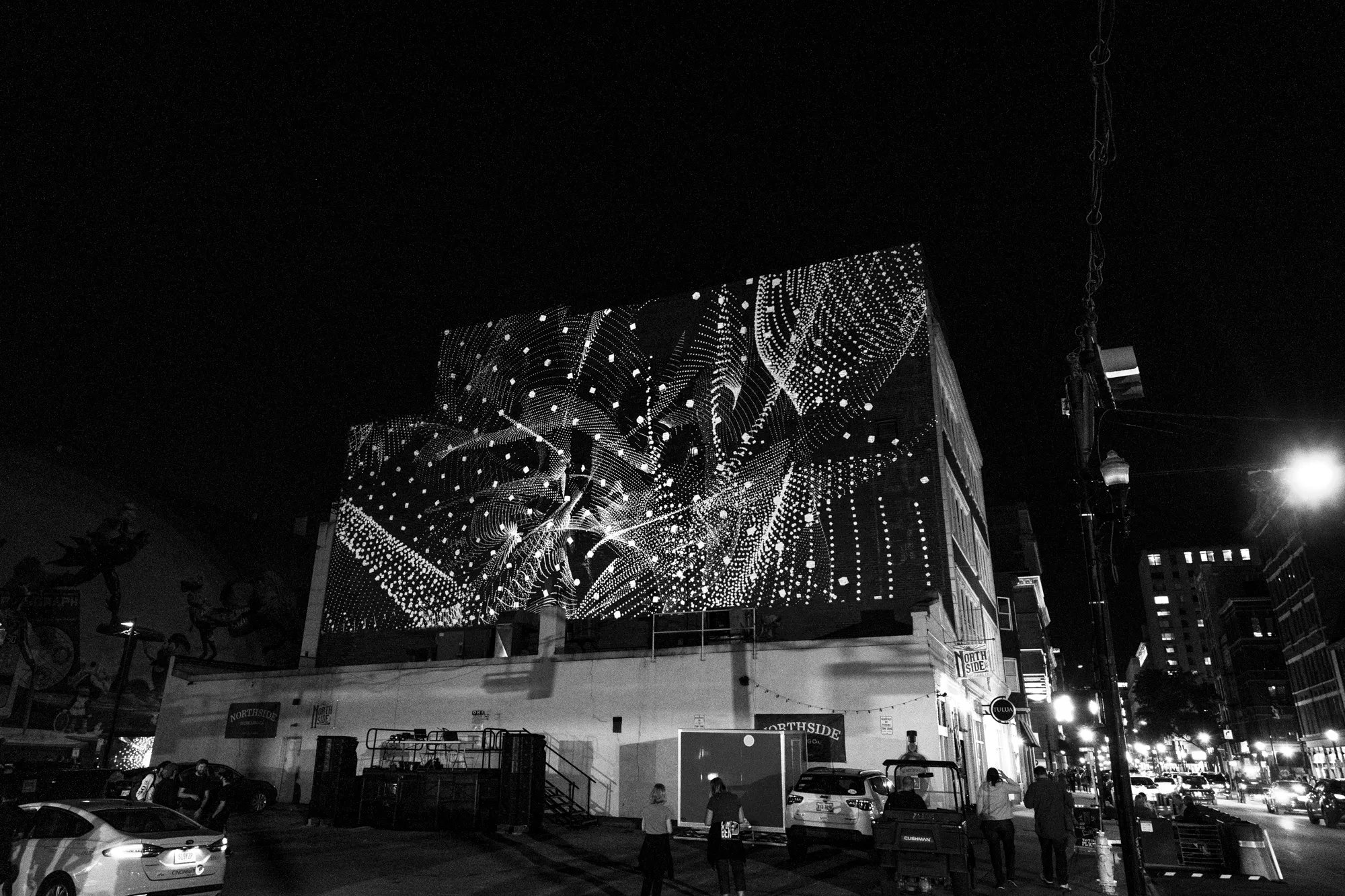 Stellar Geometries - BLINK, by Structurals, for BLINK Cincinnati, 2026 (installation view 4)