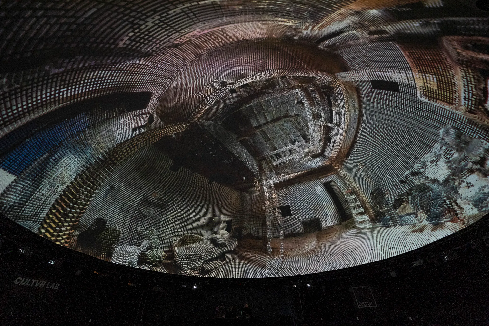 Captures - Fulldome, by Structurals, for Echoes of Archs, 2026 (installation view 3)