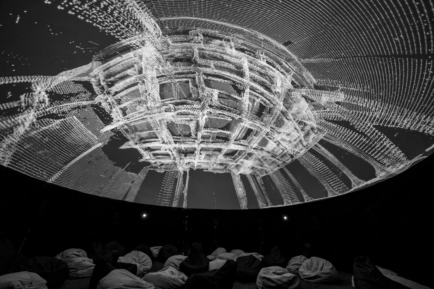 Captures - Fulldome, by Structurals, for Echoes of Archs, 2026 (installation view 18)