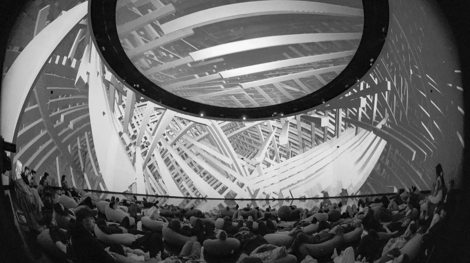 Echoes of Archs, by Structurals, for Mapping Festival, 2024 (installation view 5)