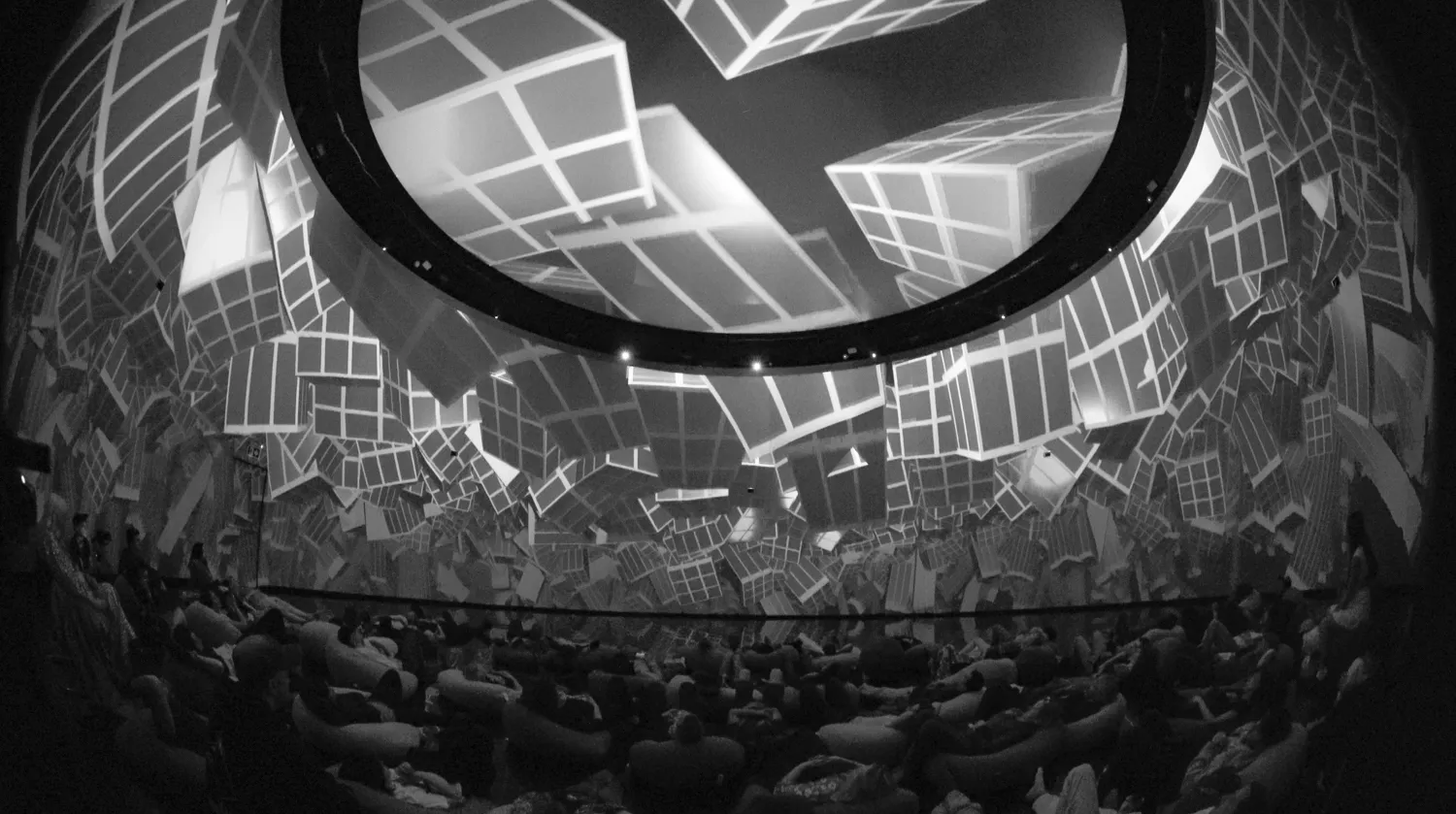 Echoes of Archs, by Structurals, for Mapping Festival, 2024 (installation view 7)