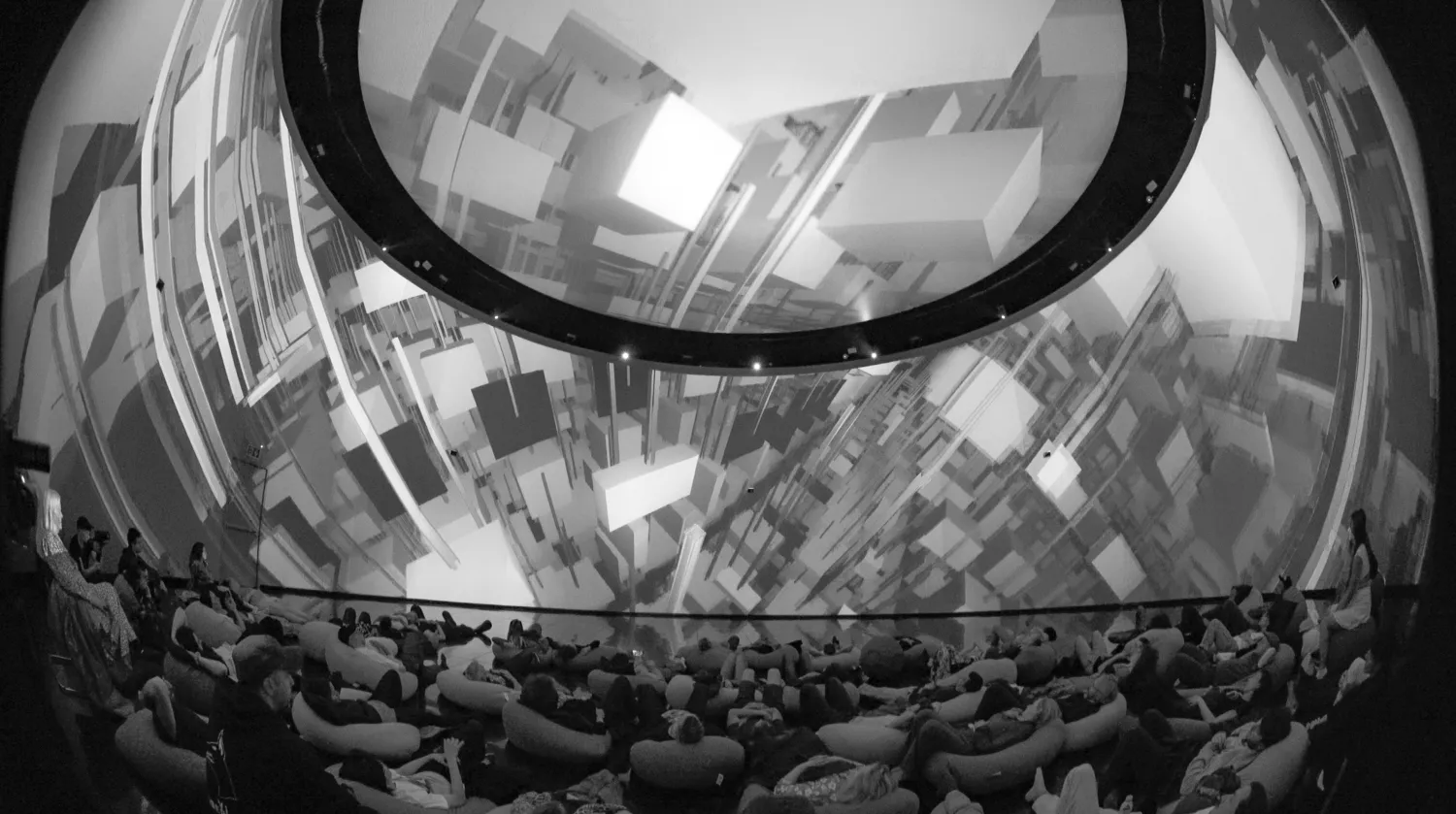 Echoes of Archs, by Structurals, for Mapping Festival, 2024 (installation view 8)