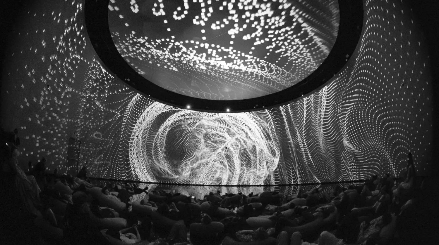 Echoes of Archs, by Structurals, for Mapping Festival, 2024 (installation view 16)