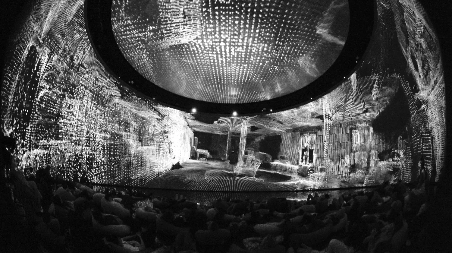 Echoes of Archs, by Structurals, for Mapping Festival, 2024 (installation view 17)