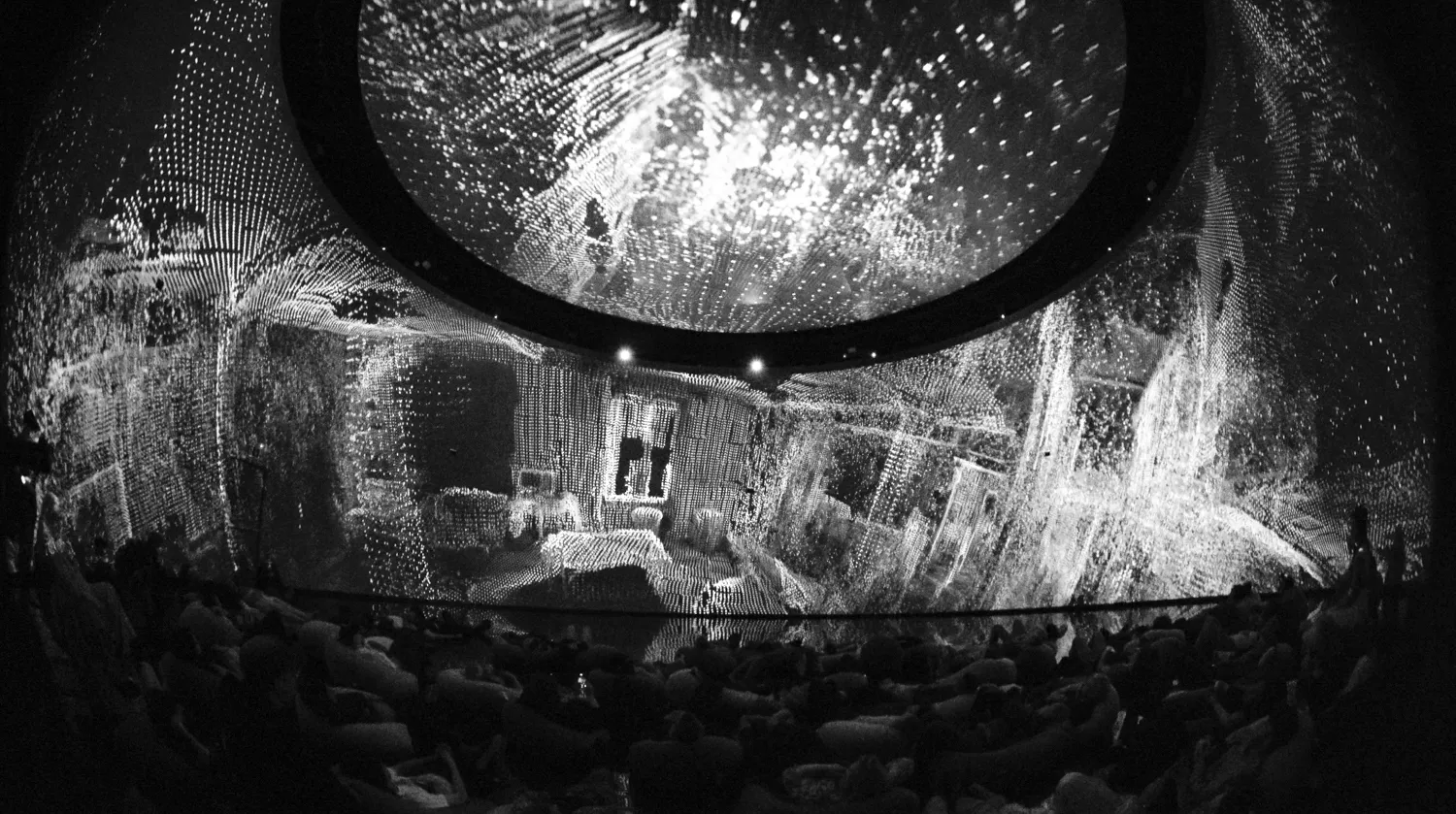 Echoes of Archs, by Structurals, for Mapping Festival, 2024 (installation view 18)