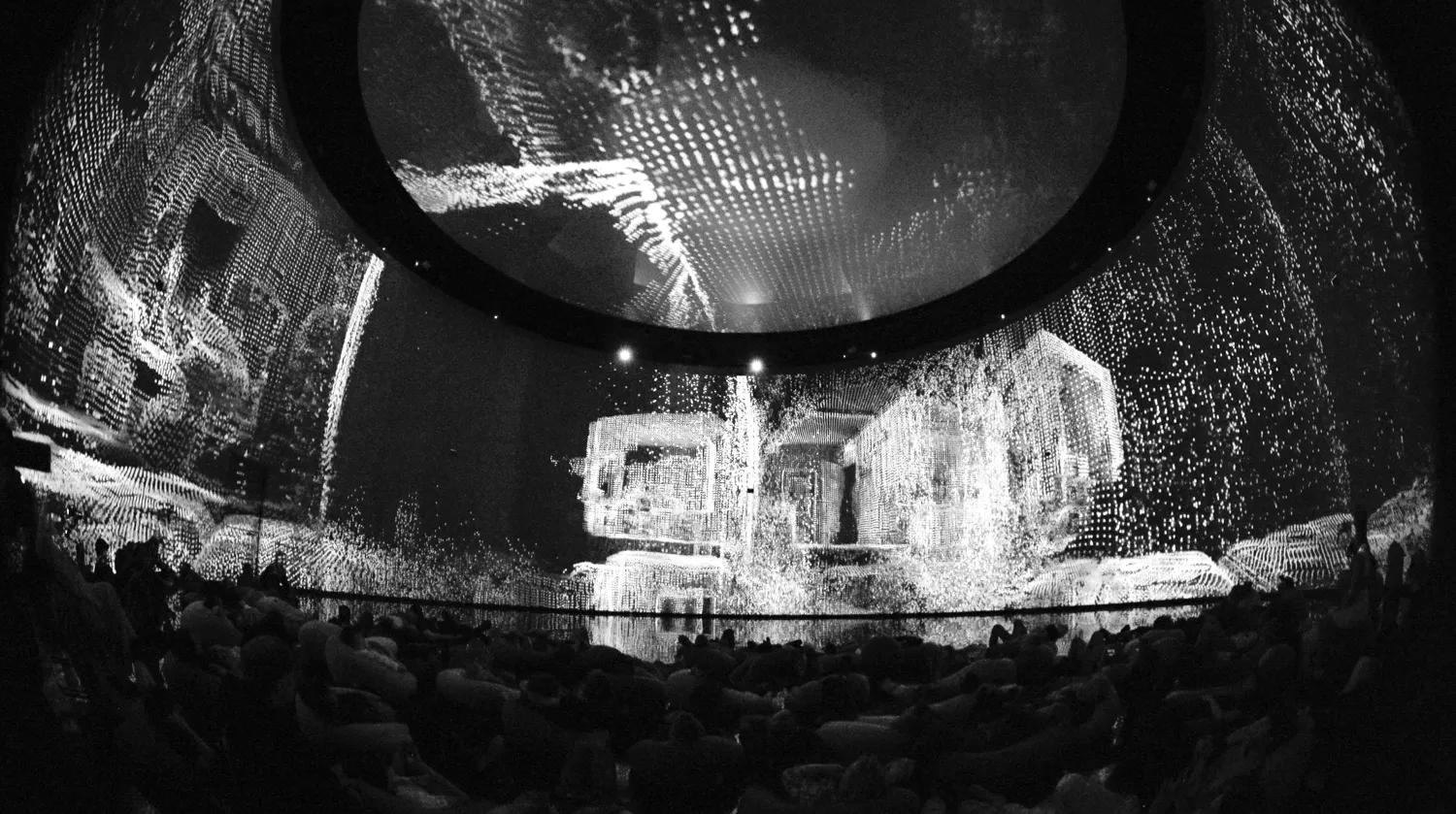 Echoes of Archs, by Structurals, for Mapping Festival, 2024 (installation view 19)