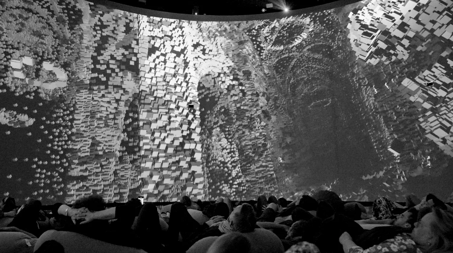 Echoes of Archs, by Structurals, for Mapping Festival, 2024 (installation view 9)
