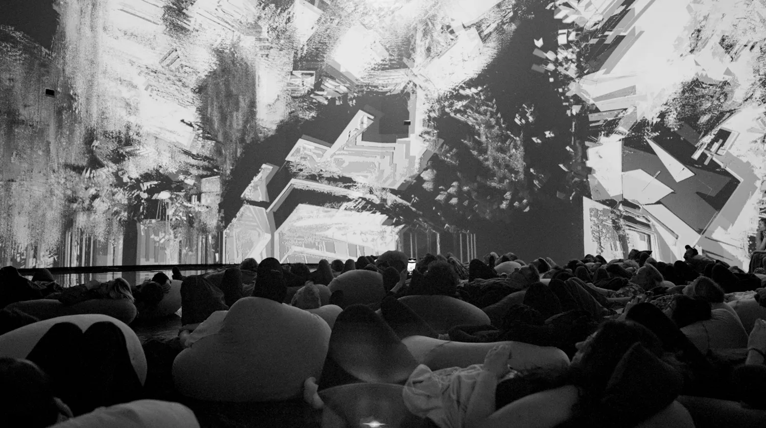 Echoes of Archs, by Structurals, for Mapping Festival, 2024 (installation view 13)