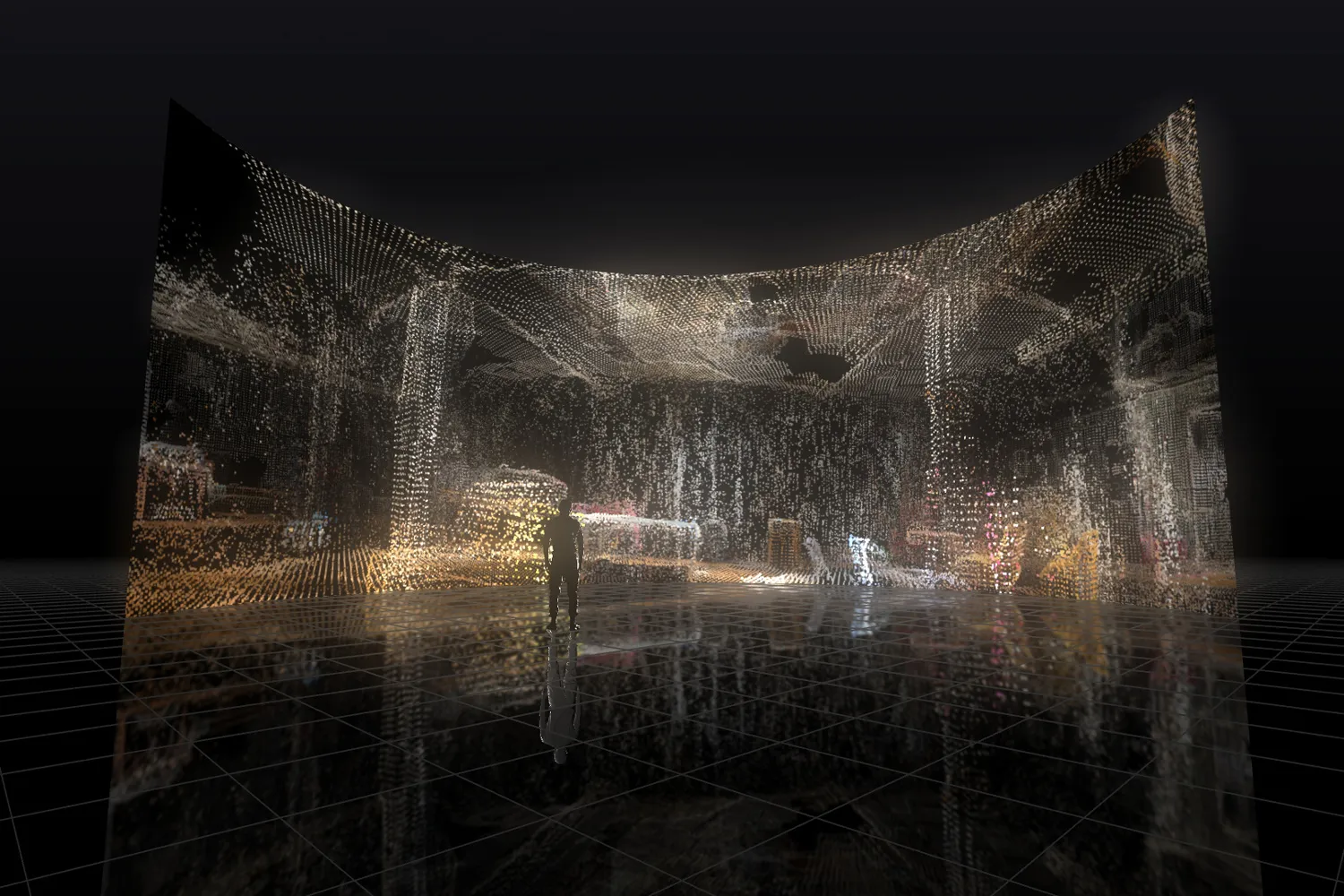 Echoes of Archs, by Structurals, for Mapping Festival, 2024 (work in progress 2)