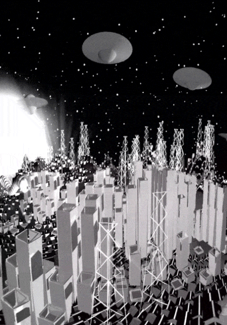 Generative visuals, by Structurals, for Various, 2023 (installation view 23)