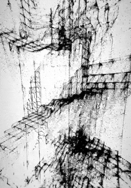 Generative visuals, by Structurals, for Various, 2023 (installation view 19)