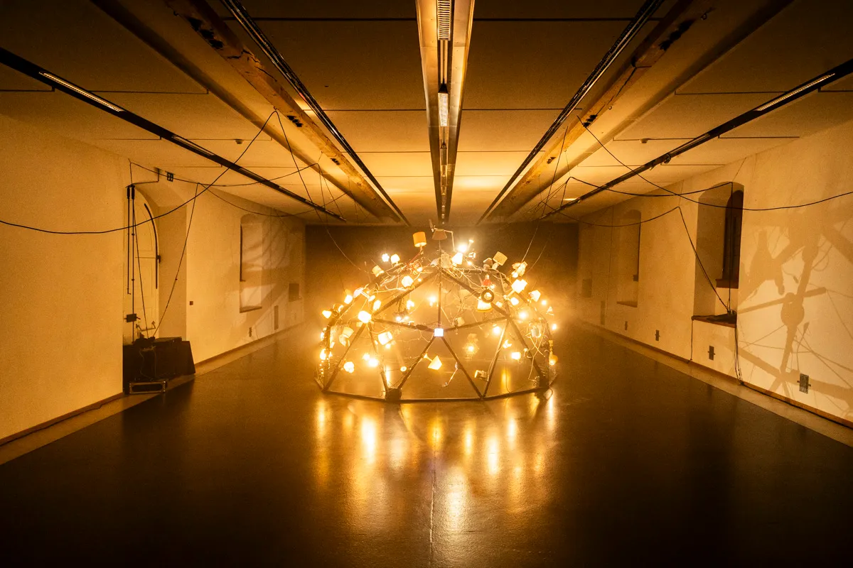 Lightousmonium, by Structurals, for Zeughaus Teufen, 2025 (installation view 24)