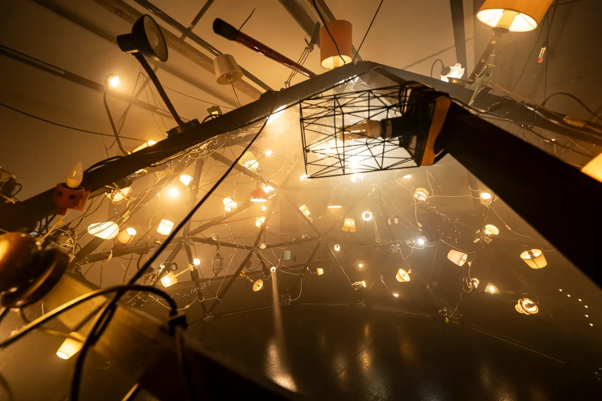 Lightousmonium, by Structurals, for Zeughaus Teufen, 2025 (installation view 7)