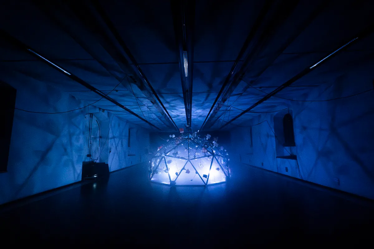 Lightousmonium, by Structurals, for Zeughaus Teufen, 2025 (installation view 6)