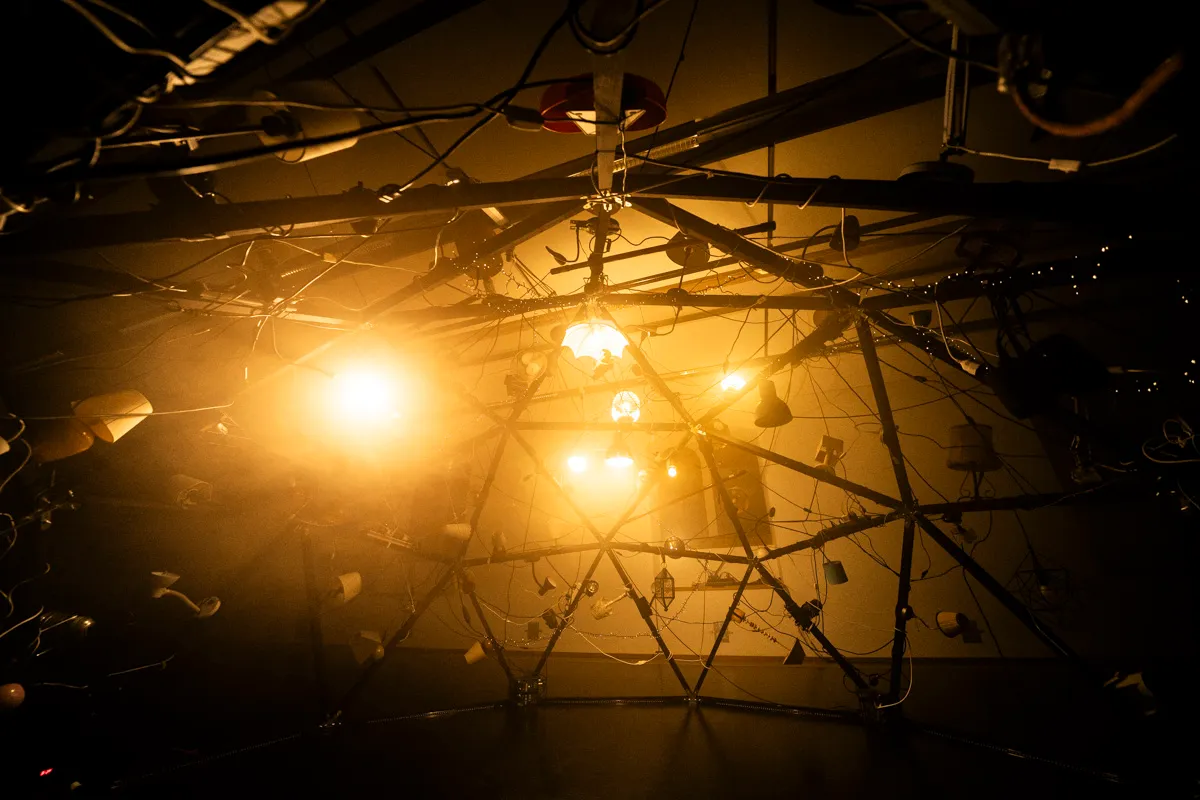Lightousmonium, by Structurals, for Zeughaus Teufen, 2025 (installation view 5)