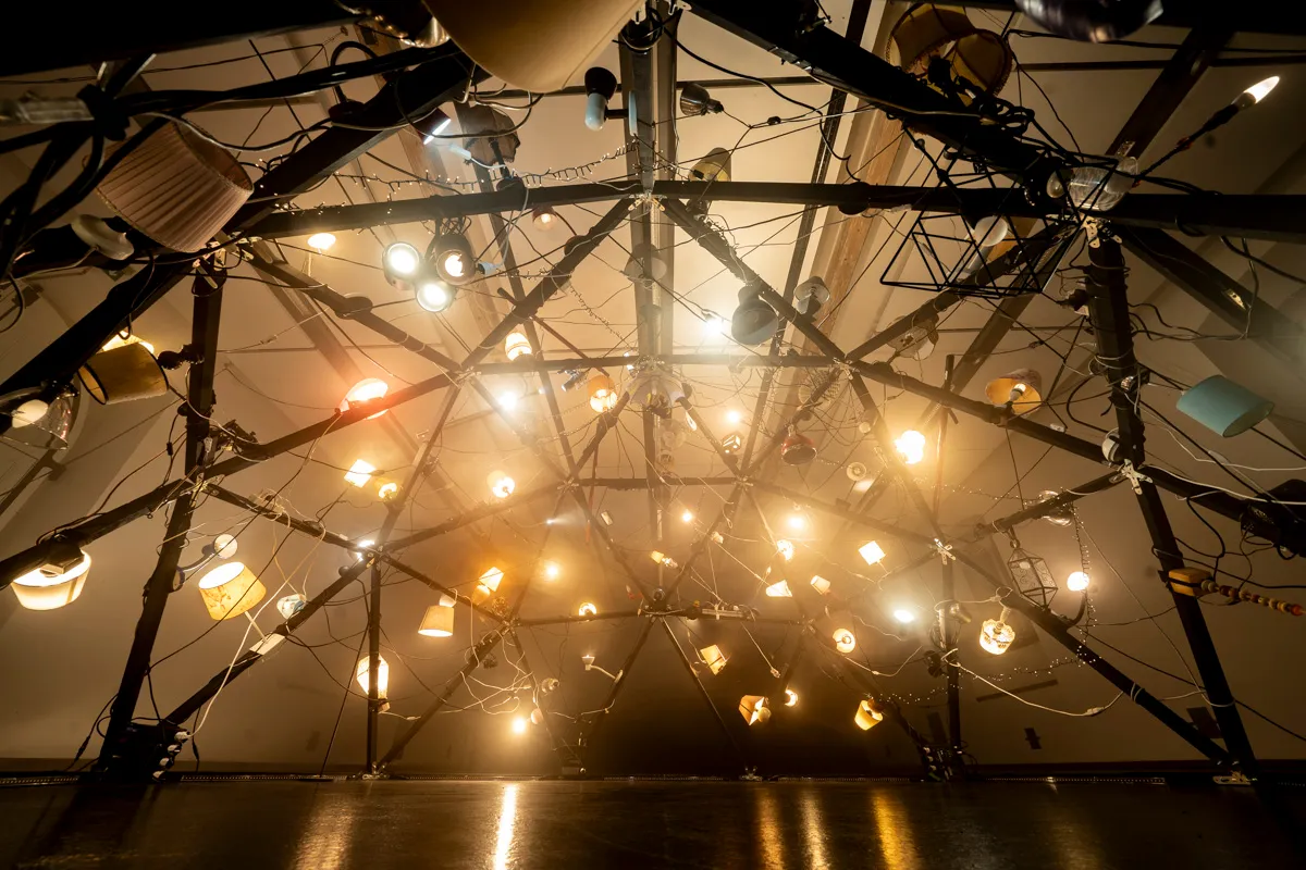 Lightousmonium, by Structurals, for Zeughaus Teufen, 2025 (installation view 17)