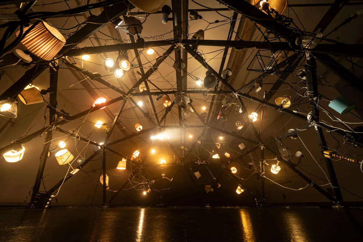 Lightousmonium, by Structurals, for Zeughaus Teufen, 2025 (installation view 19)