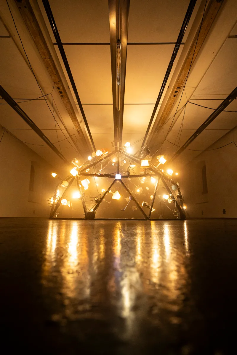 Lightousmonium, by Structurals, for Zeughaus Teufen, 2025 (installation view 22)