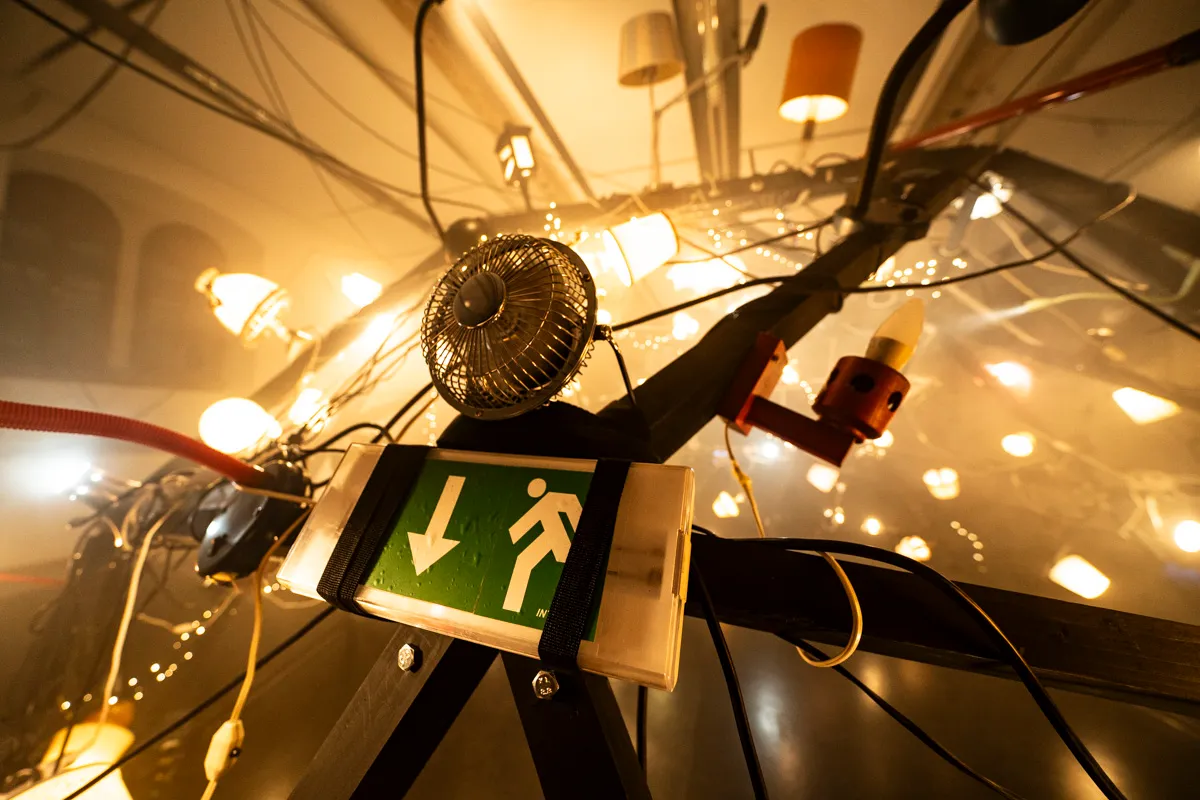 Lightousmonium, by Structurals, for Zeughaus Teufen, 2025 (installation view 23)