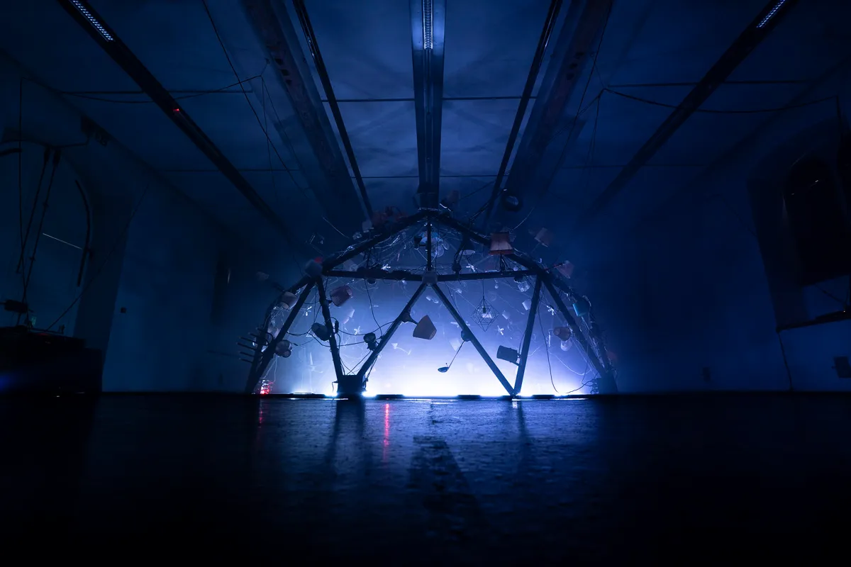 Lightousmonium, by Structurals, for Zeughaus Teufen, 2025 (installation view 15)
