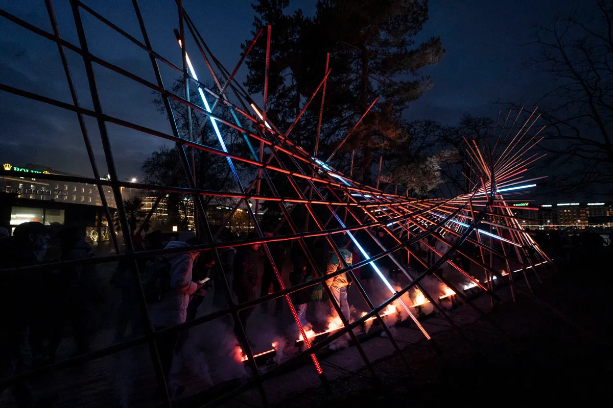 Morphosis, by Structurals, for Geneva Lux Festival, 2025 (installation view 8)