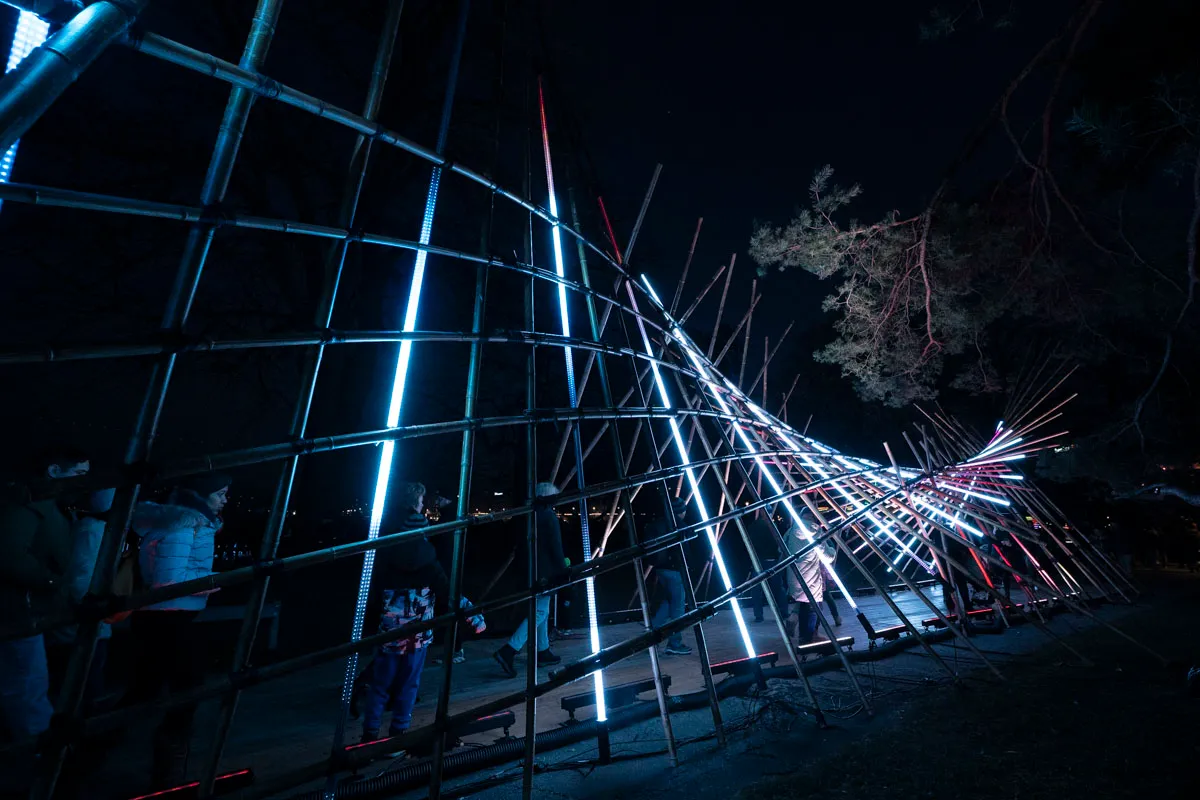 Morphosis, by Structurals, for Geneva Lux Festival, 2025 (installation view 11)