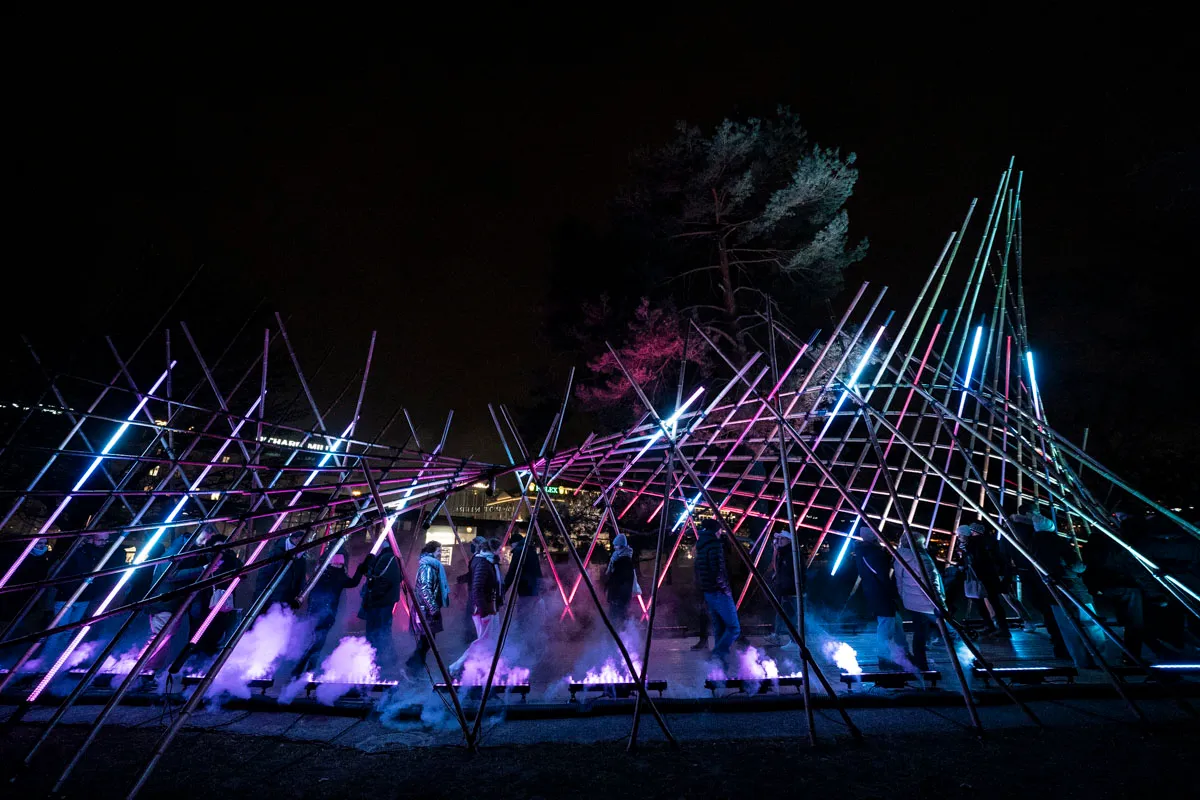 Morphosis, by Structurals, for Geneva Lux Festival, 2025 (installation view 21)