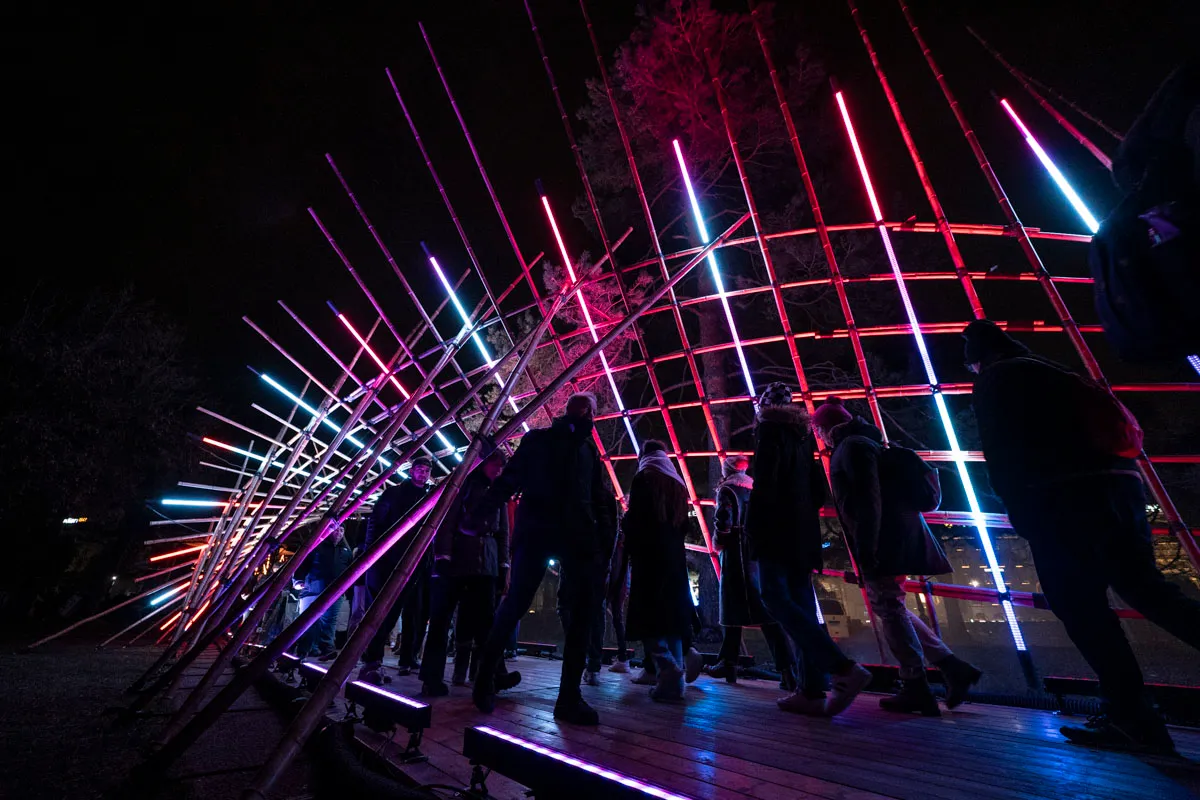 Morphosis, by Structurals, for Geneva Lux Festival, 2025 (installation view 22)