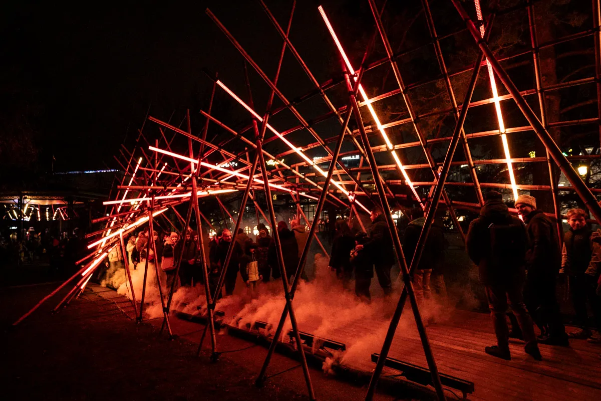 Morphosis, by Structurals, for Geneva Lux Festival, 2025 (installation view 25)