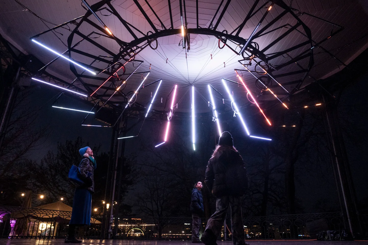 Eclosion: O.V.N.I, by Structurals, for Geneva Lux Festival, 2025 (installation view 14)