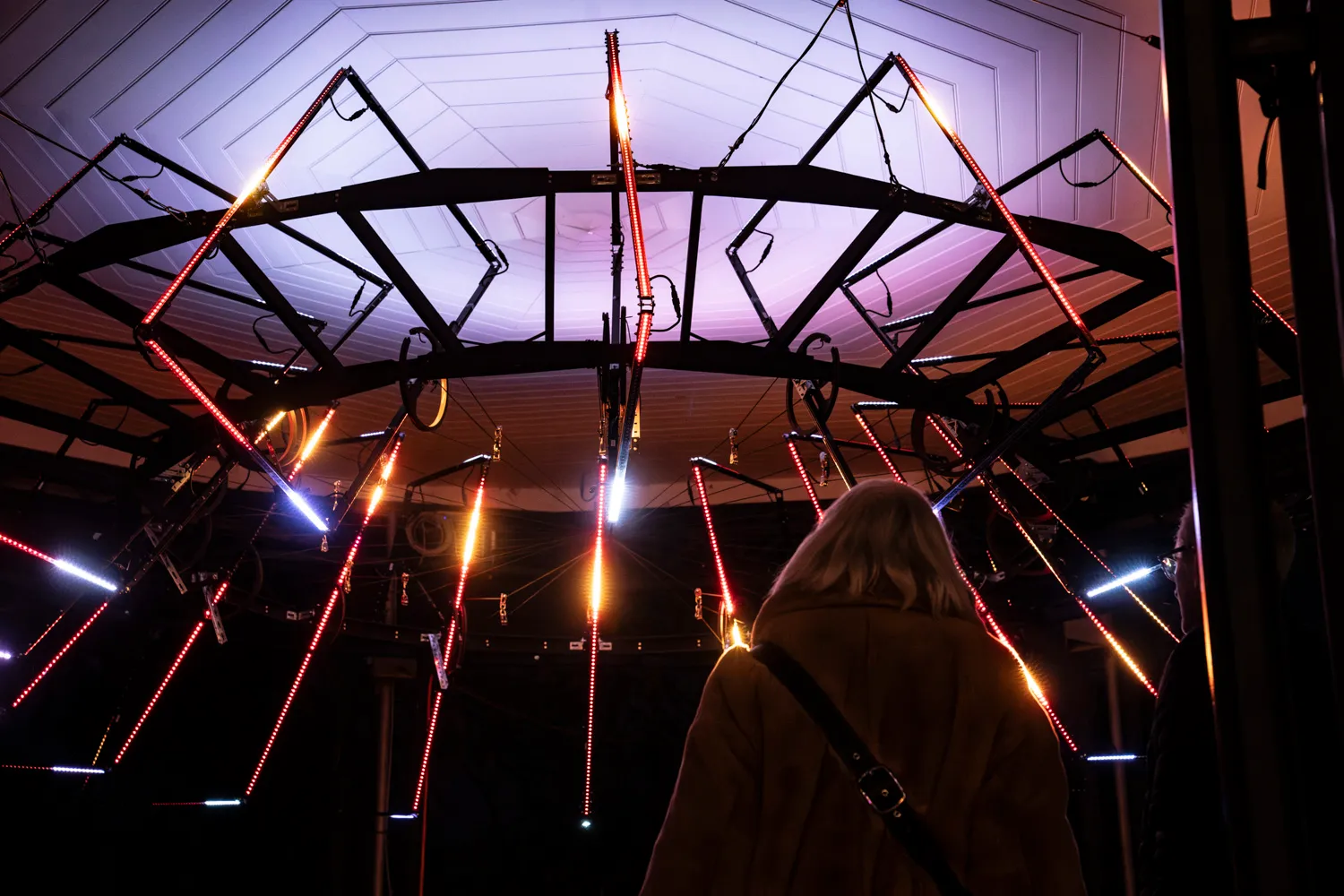 Eclosion: O.V.N.I, by Structurals, for Geneva Lux Festival, 2025 (installation view 8)