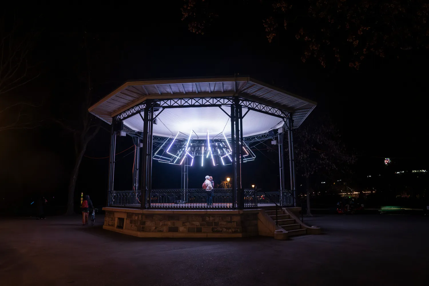 Eclosion: O.V.N.I, by Structurals, for Geneva Lux Festival, 2025 (installation view 7)
