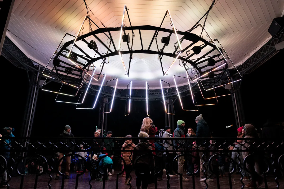 Eclosion: O.V.N.I, by Structurals, for Geneva Lux Festival, 2025 (installation view 25)
