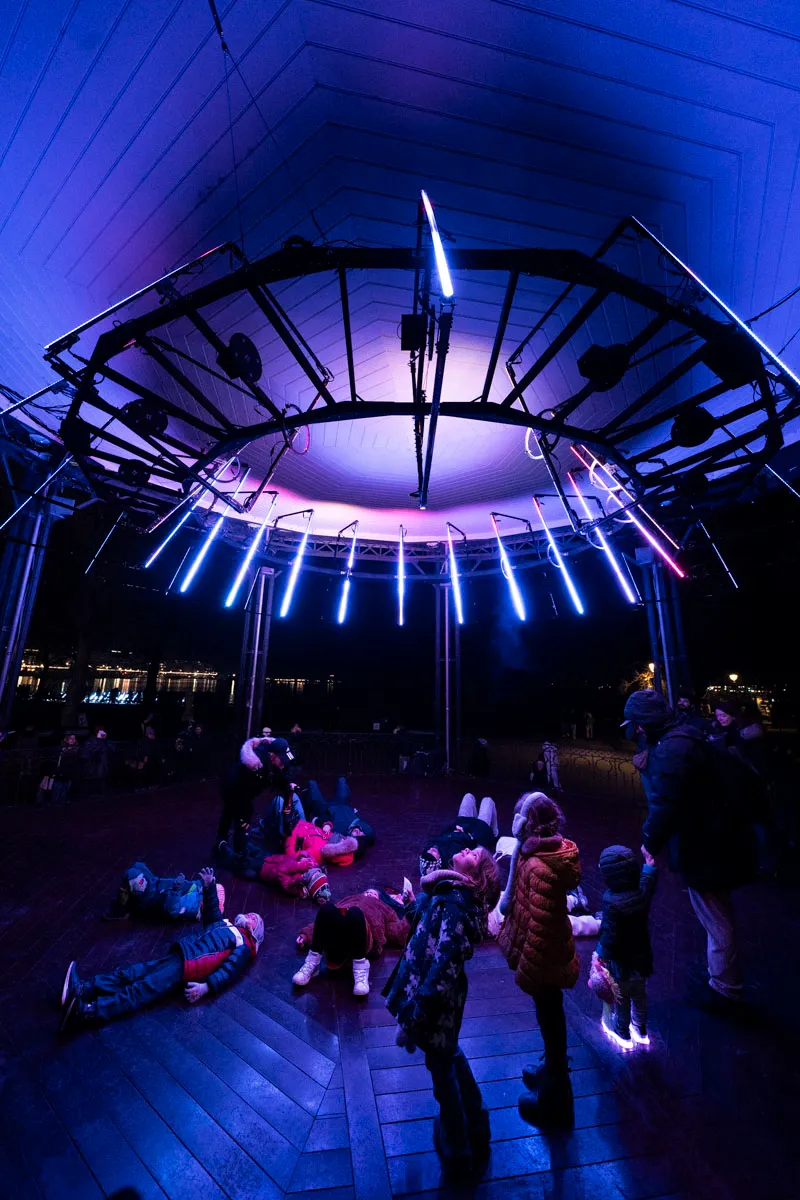 Eclosion: O.V.N.I, by Structurals, for Geneva Lux Festival, 2025 (installation view 17)