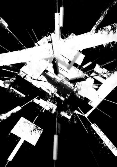 Generative visuals, by Structurals, for Various, 2023 (installation view 15)