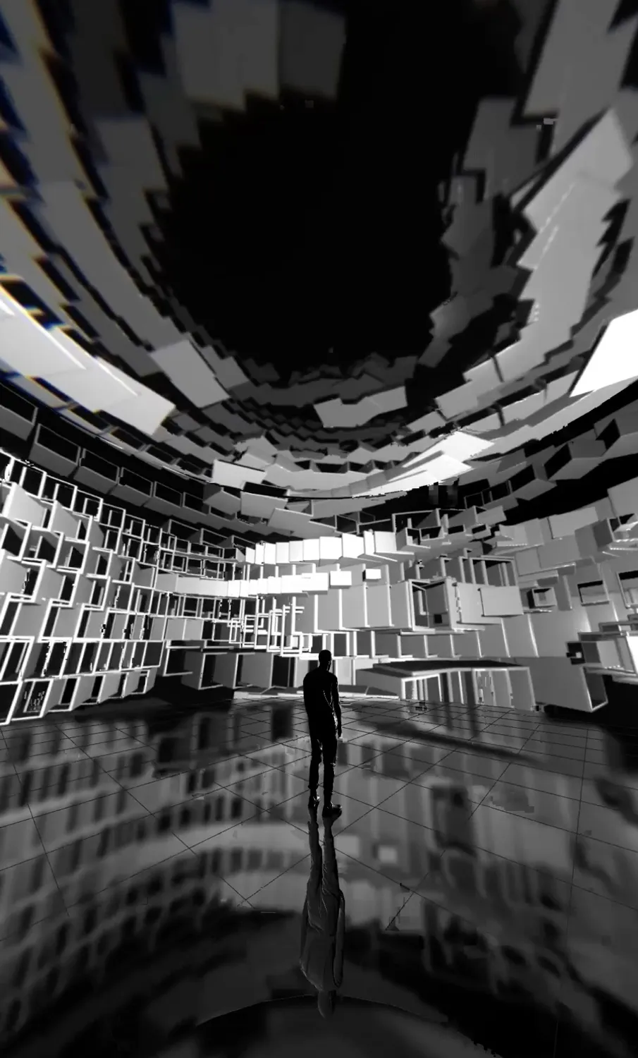 Echoes of Archs, by Structurals, for Mapping Festival, 2024 (work in progress 3)